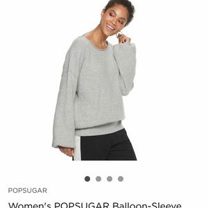 Pop Sugar Balloon Sleeve Sweater